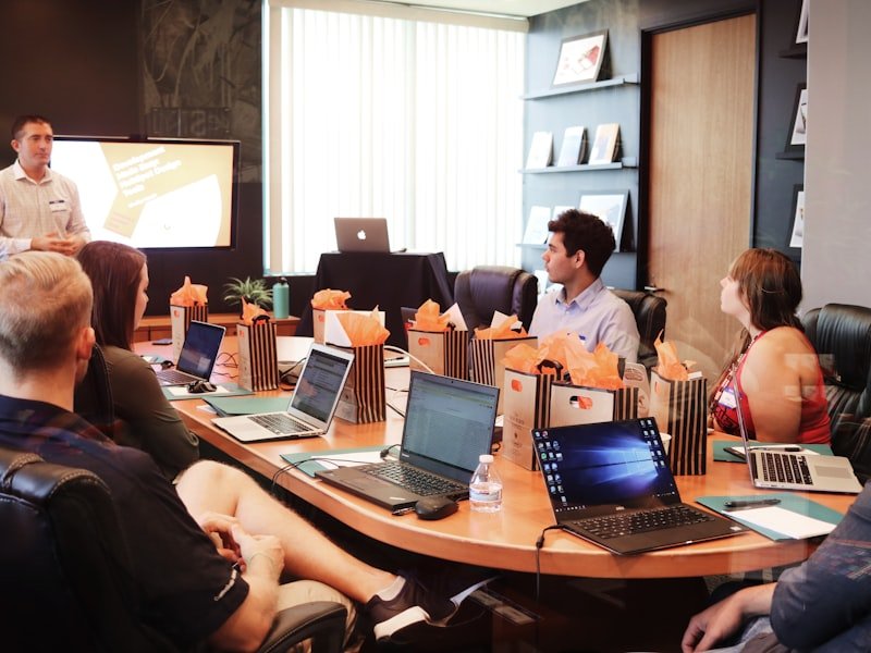Founders planning a nonprofit organization together at a table in Ottawa